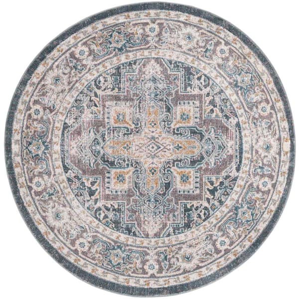 Baracoa Prado Blue 5' 5 x 5' 5 Round Rug