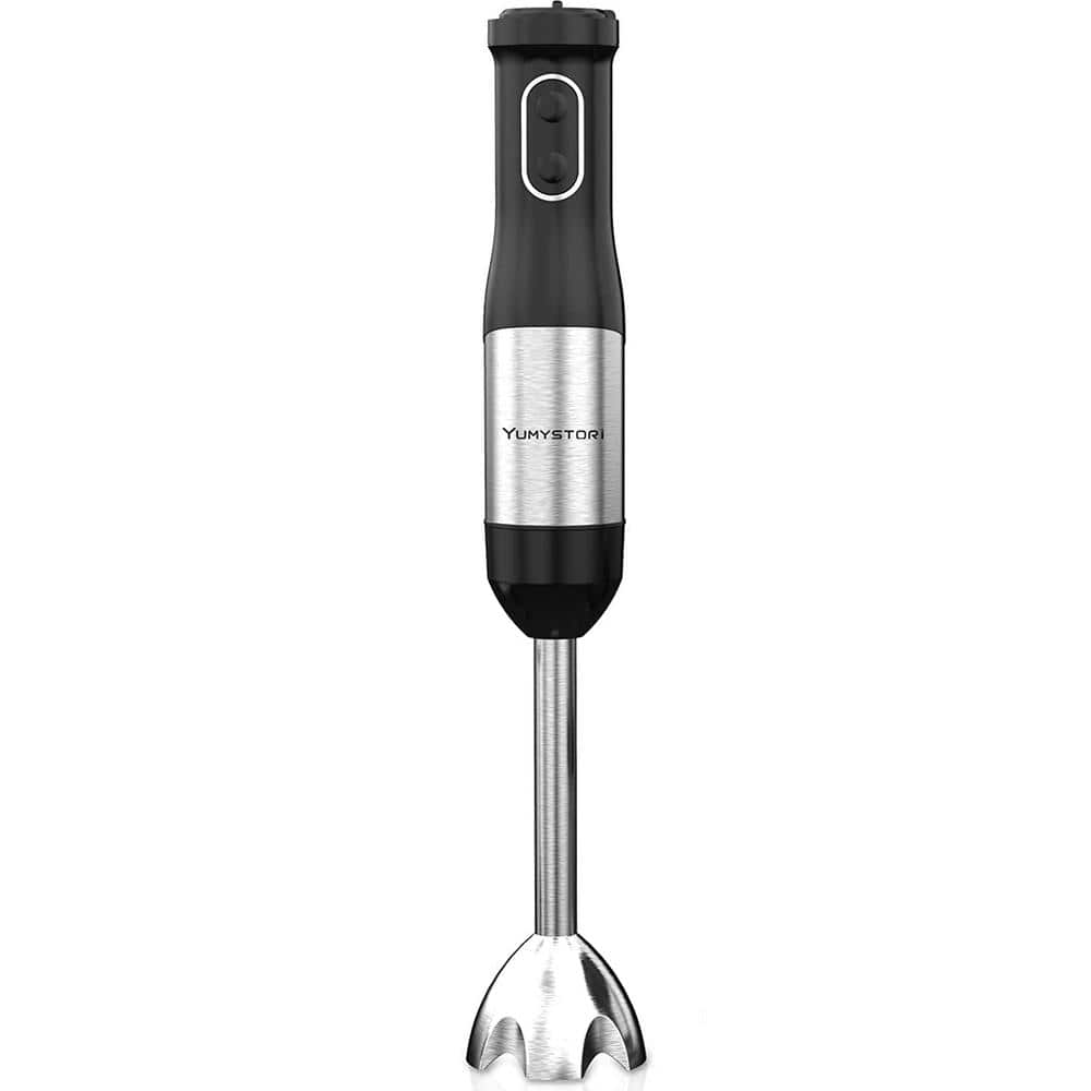 Emerson Blenders for Kitchen, Obabil Immersion Blender Handheld with Scale-Black, 500 Watt 8 Speed, Black