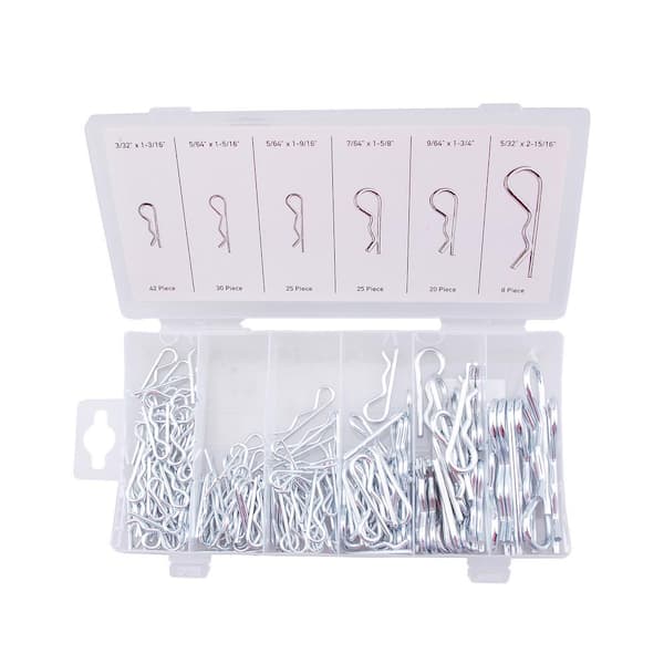 Sontax 150-Piece Hitch Pin Clip Set with Assorted Sizes
