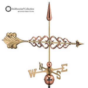 Smithsonian Arrow Weathervane - Pure Copper