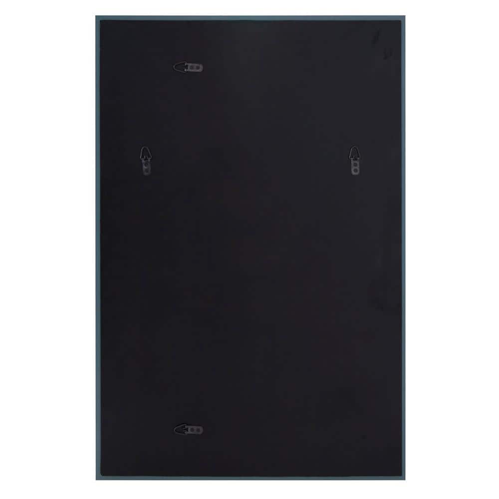 Silver Frameless Rectangular Beveled Wall Mirror, 24 x 36 Inch