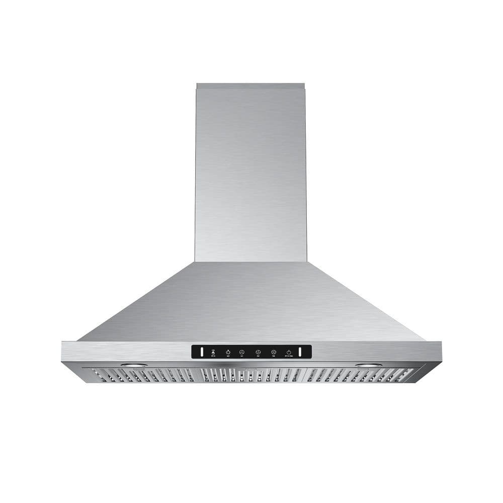 36 in. 900CFM Convertible Wall Mount Range Hood in Stainless Steel with Dishwasher Safe Filters and Gesture Control price history on PriceWatchPro