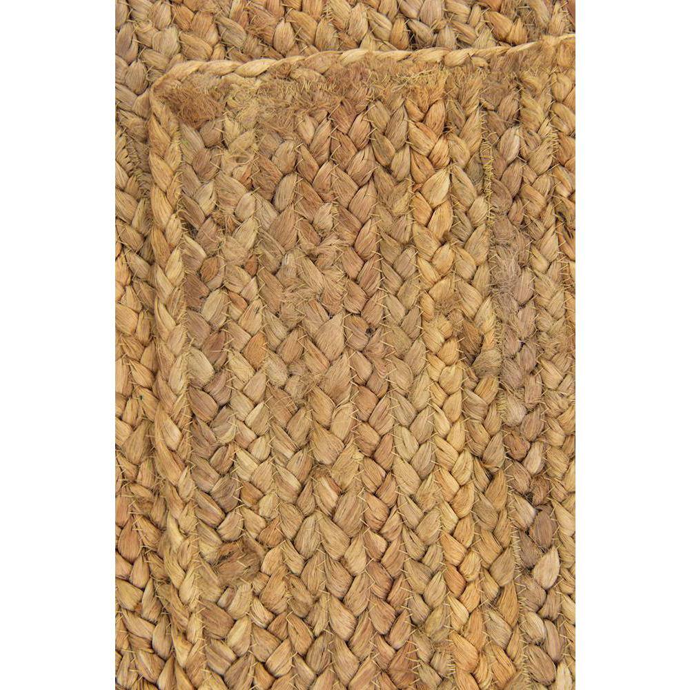 Natural Handmade Braided Jute Runner Rug, 2'7" x 6'1"