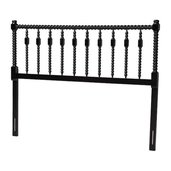 Juliette Black Full Spindle Headboard