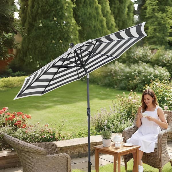 9ft. patio umbrella Lyon Beige/Coffee/Green/Khaki/Red/White Size 9FT Outdoor Table Patio Umbrella