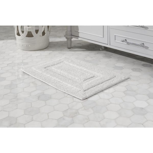 Natural 17 in. x 24 in. Outside Border Bath Mat