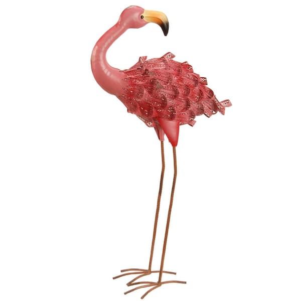 Pink Flamingo Yard Ornament Outdoor Lawn Garden Animal Decor Art Statue 4 Packs