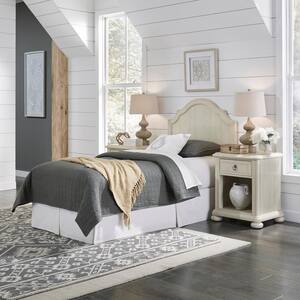 Provence 3-Piece Off-White Twin Bedroom Set