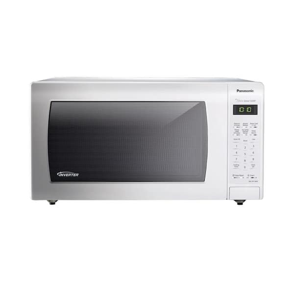 1.6 cu. ft. Countertop Microwave in White, Built-In Capable with Sensor Cooking and Inverter Technology in White