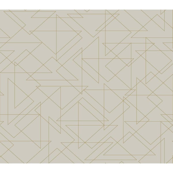 York Wallcoverings 45 sq. ft. Triangulation Premium Peel and Stick Wallpaper
