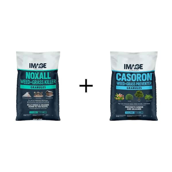 10 lb Noxall Patio, Driveway, Walkway Vegetation Killer and 8 lb Casoron Garden, Landscape Vegetation Killer Granules