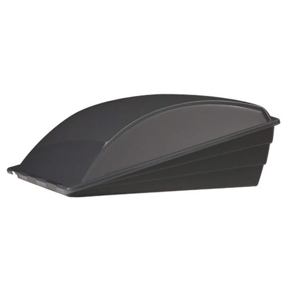 Camco Aero-Flo Roof Vent Cover  Mounts to Existing 14” x 14” Roof Vents | Black Plastic (40711)