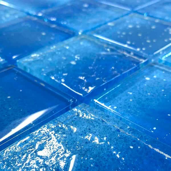 Giorbello Starlight Blue Glow-in-the-Dark Pool and Wall Glass