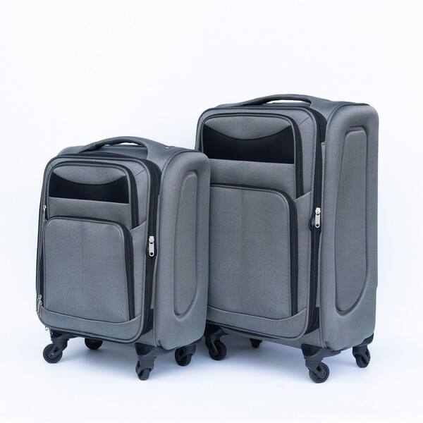Tahanbath 2-Piece Softside Luggage - TSA Lock 360° Spinner Wheels