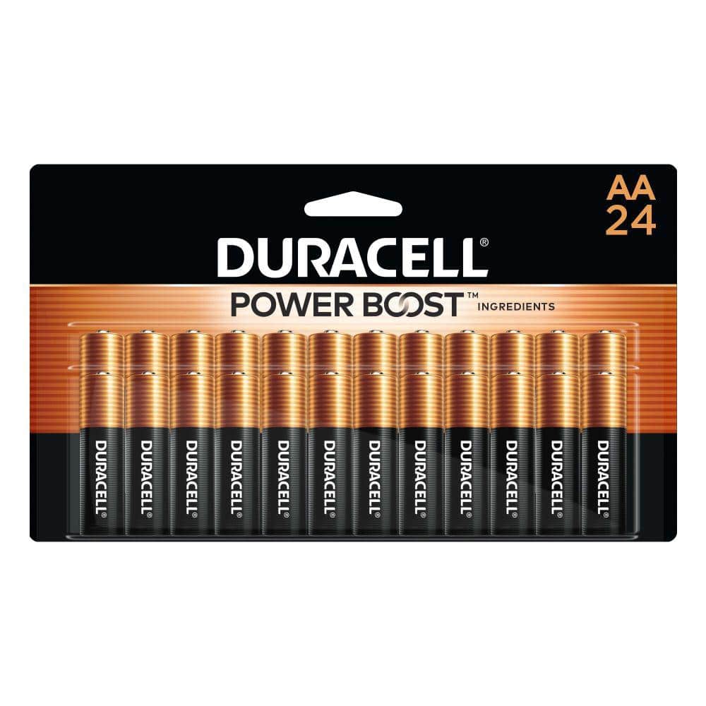 Duracell Optimum AA Alkaline Battery (12-Pack), Double A Batteries  004133303258 - The Home Depot