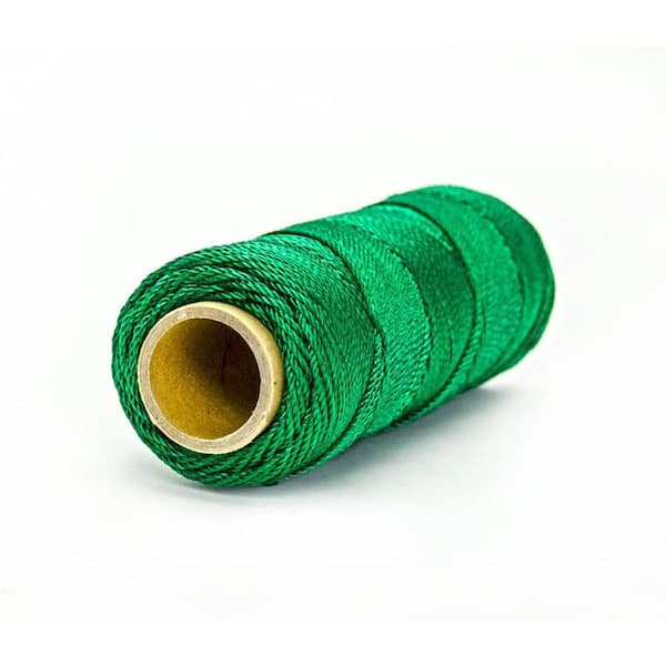# 15 fishing net hanging twine braided green 1 lb weight 100 % nylon 