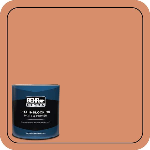 BEHR ULTRA 1 qt. #MQ4-38 Balcony Sunset Satin Enamel Exterior Paint & Primer