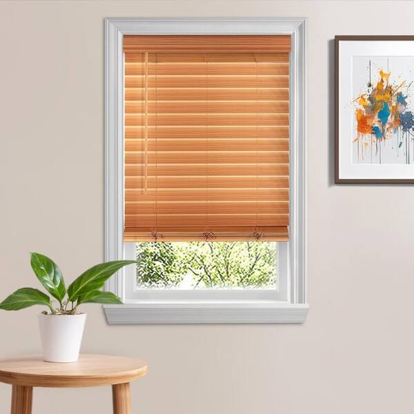 Home Decorators Collection Chestnut Cordless Premium Faux Wood