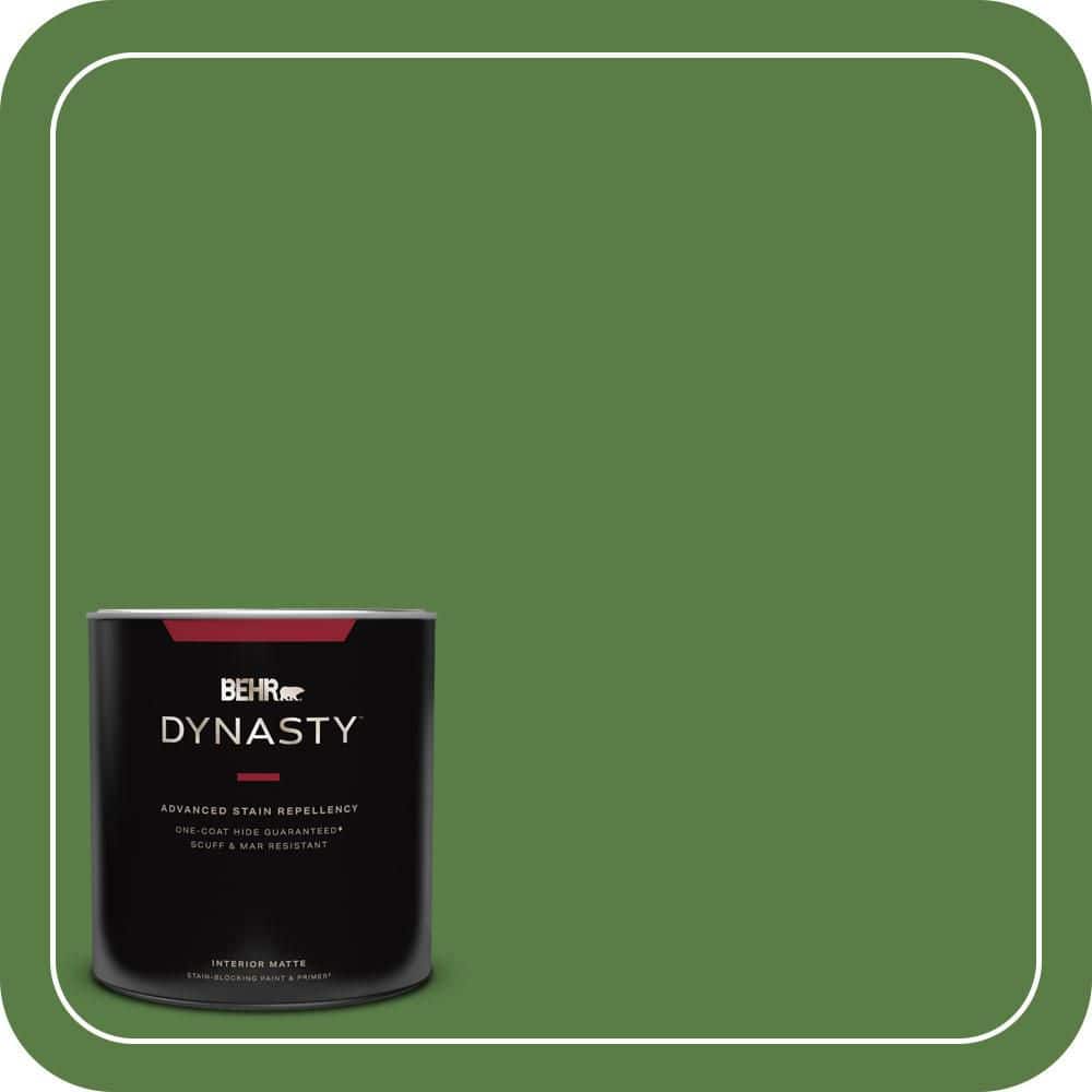 1 qt. #S-H-430 Mossy Green Matte Interior Stain-Blocking Paint & Primer price history on PriceWatchPro