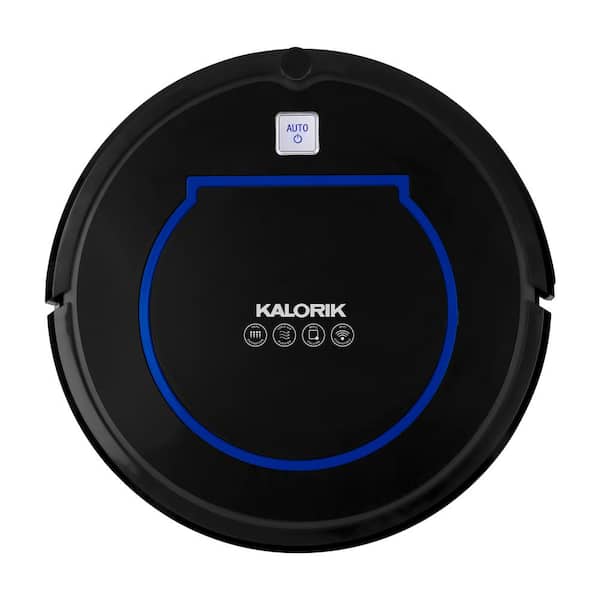 Perversion Bangladesh Overveje KALORIK Home Smart Robotic Vacuum Cleaner with Wifi and Ionic Pure Air  Technology RVC 47730 BK - The Home Depot