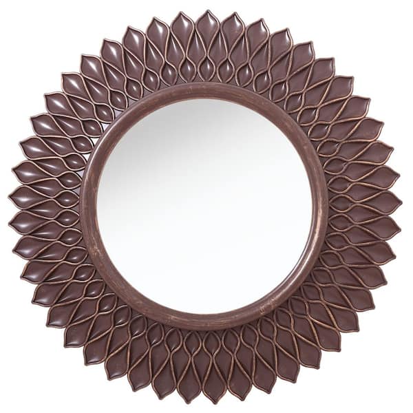 Camden Isle Stamford 22 in. x 22 in. Modern Round Framed Decorative Mirror