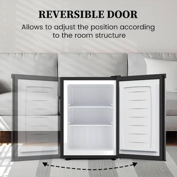 COWSAR 17.52 in W 2.1 cu. ft. Manual Defrost Chest Freezer in