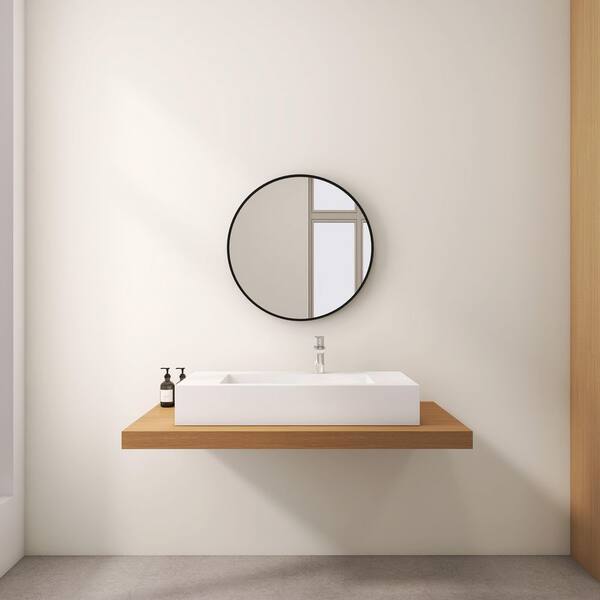 SJ STAR&JANE 36 in. x 18 in. Wall Mount Rectangle Vessel Sink with
