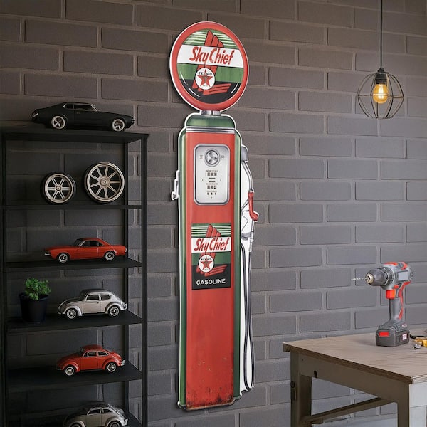 Tin Signs Vintage Gulf Kerosene Gas Oil Tin Sign - 8x11" Retro Garage ...