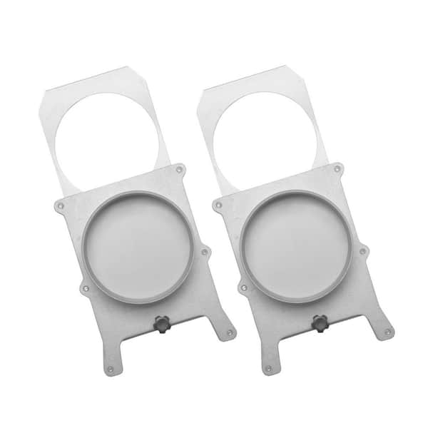 5 in. Aluminum Blast Gate for Dust Collection Systems (2-Pack)