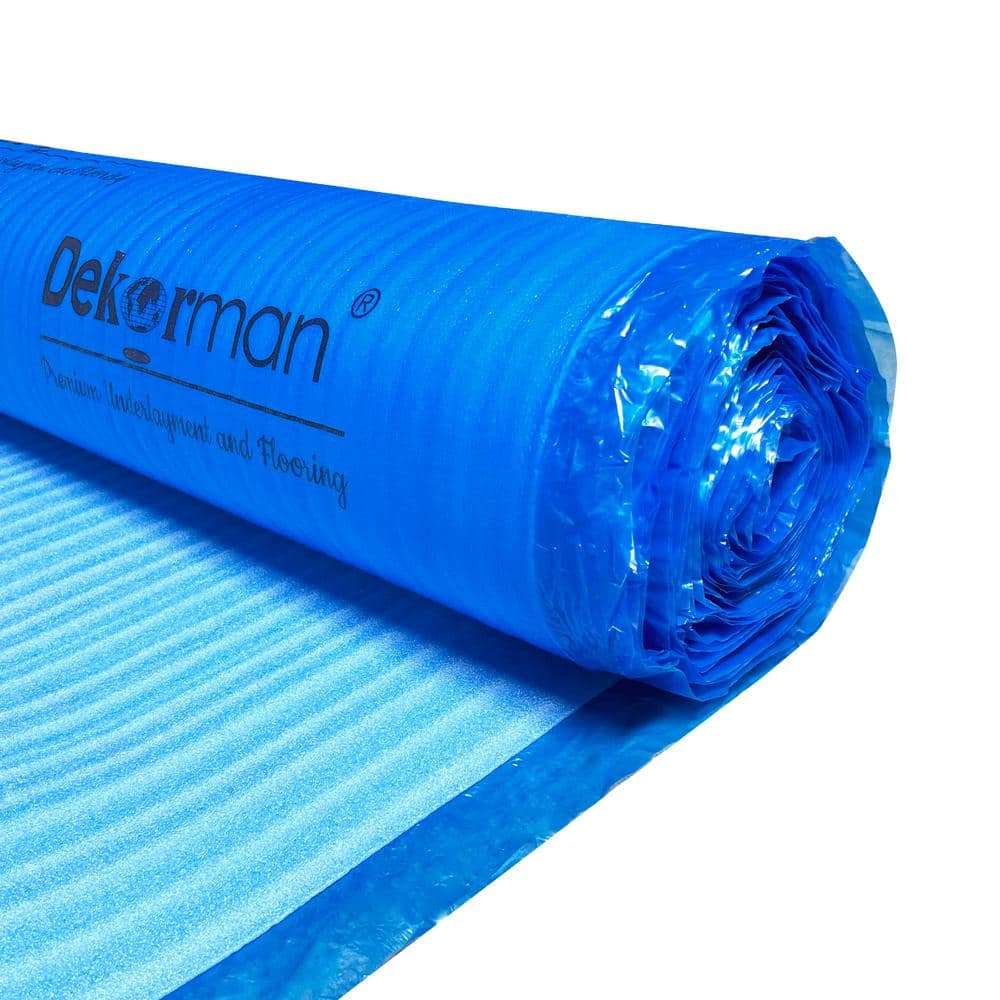 EAN 6925047300019 product image for Laminate Flooring Blue Foam Underlayment 3.6 ft W x 55.5 ft L x 3 mm T (200 sq.f | upcitemdb.com