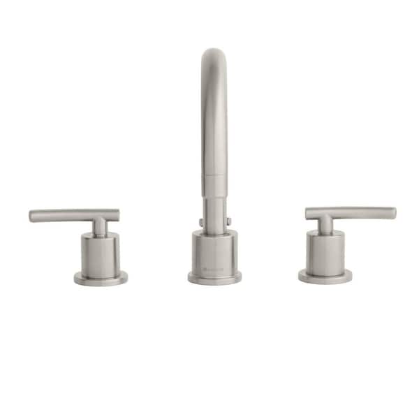 Glacier Bay Dorset 8 in. Widespread Double-Handle High-Arc