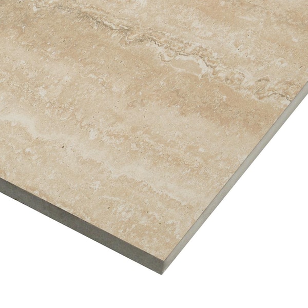 MSI Trevi Sand 4 in. x 4 in. Glazed Porcelain Floor and Wall Tile Sample (0.11 Sq. ft.)