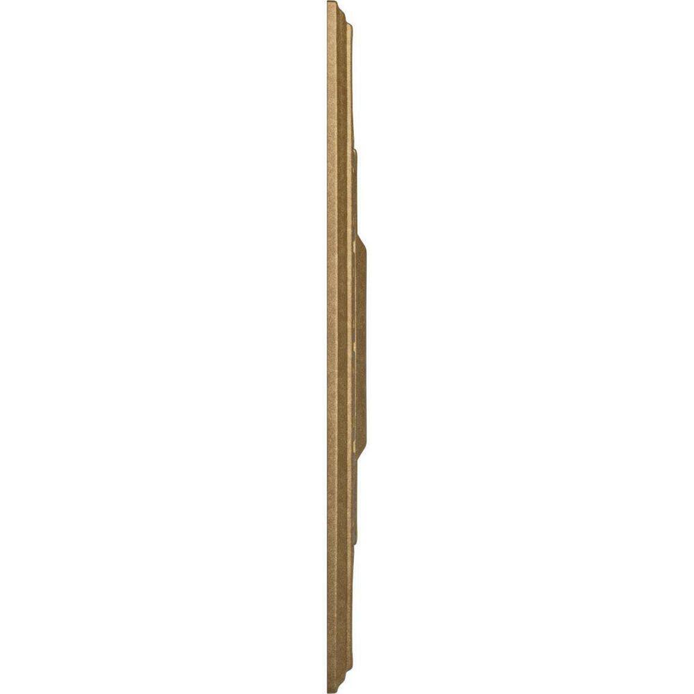 Pale Gold Polyurethane Decorative Ceiling Medallion, 18"