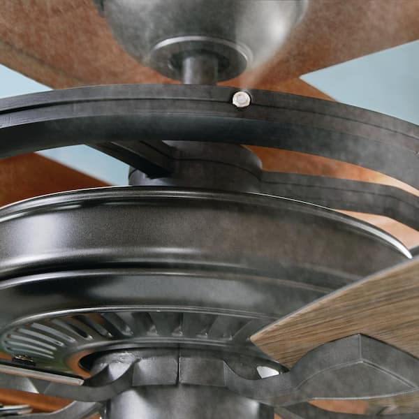 Hampton Bay 52 In Misting Fan Outdoor, Outdoor Ceiling Fans With Mist