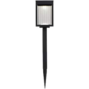 10 Lumens Black LED Weather Resistant Outdoor Solar Path Light