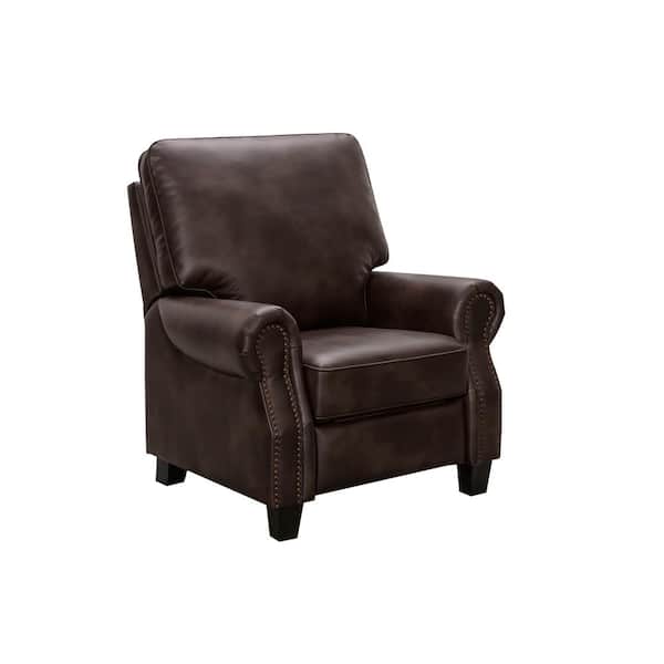 DEVON & CLAIRE Carla Pushback Recliner, Brown