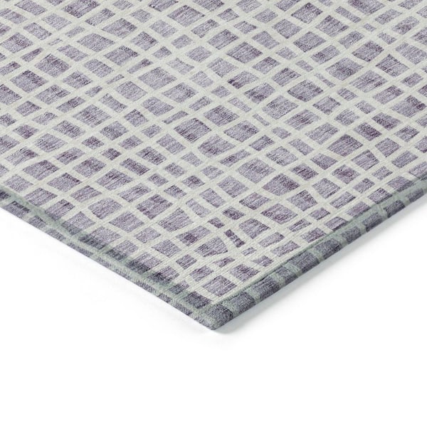 Chantille Machine Washable Indoor/Outdoor Abstract ACN729 Lilac 2 ft. 3 in. x 7 ft. 6 in. Area Rug