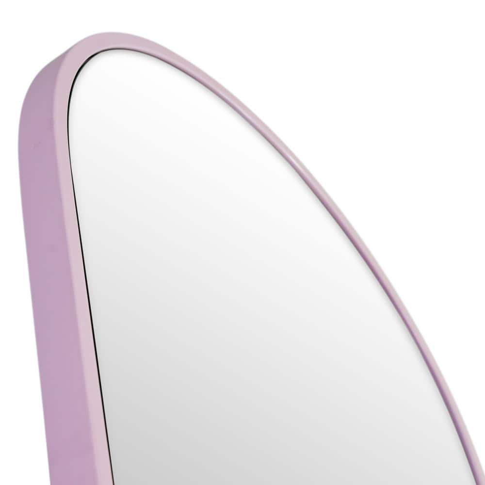 67" x 24" Pink Stainless Steel Framed Full Length Mirror