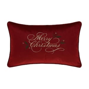 Molly Polyester Boudoir Embellished Decorative Throw Pillow 15 x 22 in.