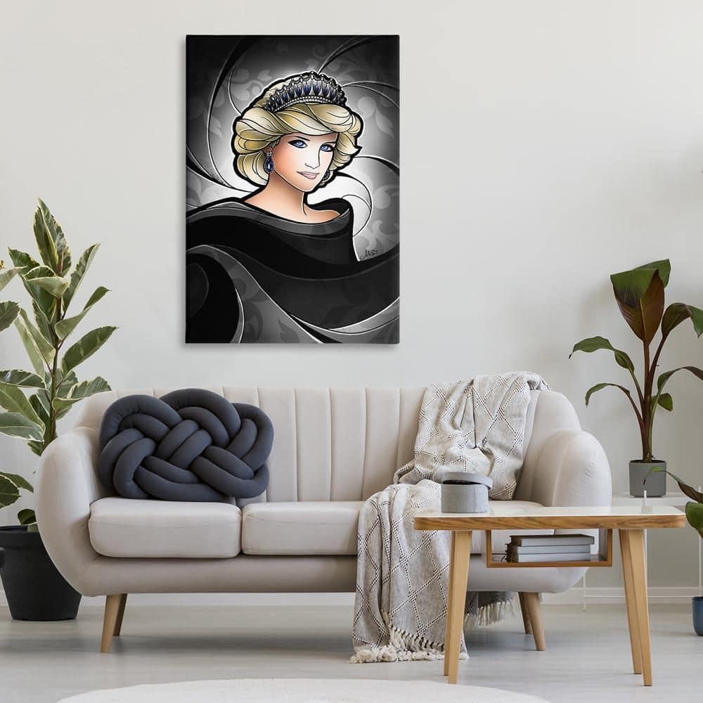 Royal Peoples' Princess by Mandie Manzano Unframed People Graphic Art Print 45 in. x 30 in. price history on PriceWatchPro