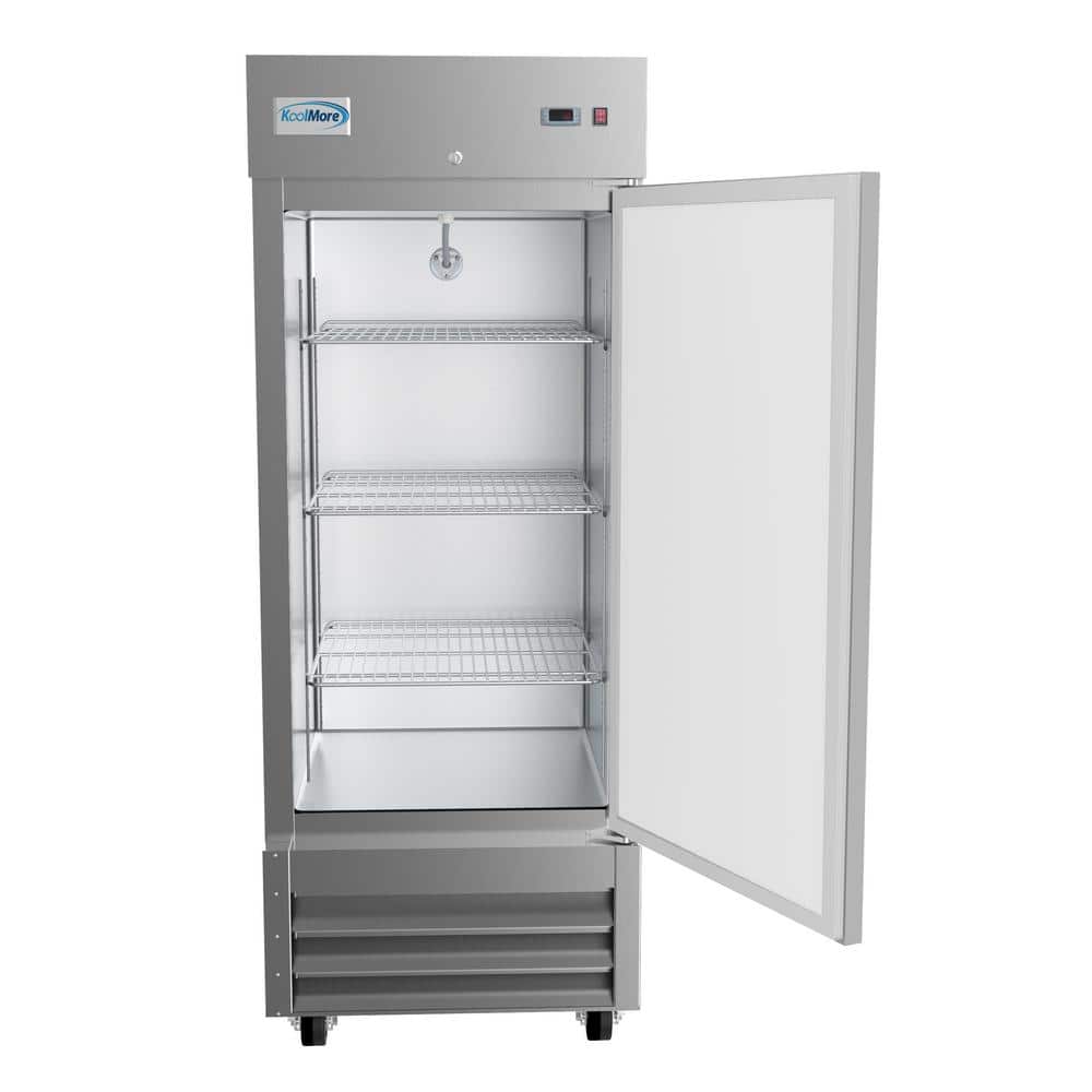 23 cu. ft. Stainless Steel Single Door Reach-In Freezer