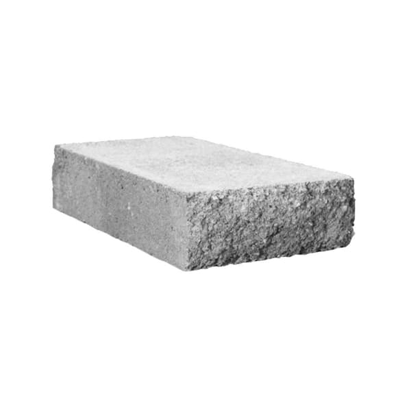 Unbranded ShortCut Cap 3 in. x 8 in. x 13 in. Concrete Gray Garden Wall Block