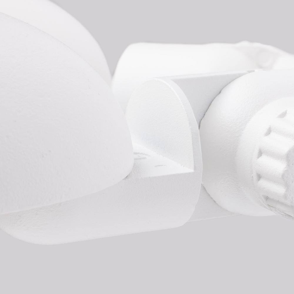 Nuvo Dual-Head White LED Security Flood Light with Motion Sensor