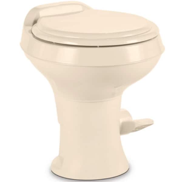 300 Series Toilet without Sprayer, Low Profile-White, Color: Bone