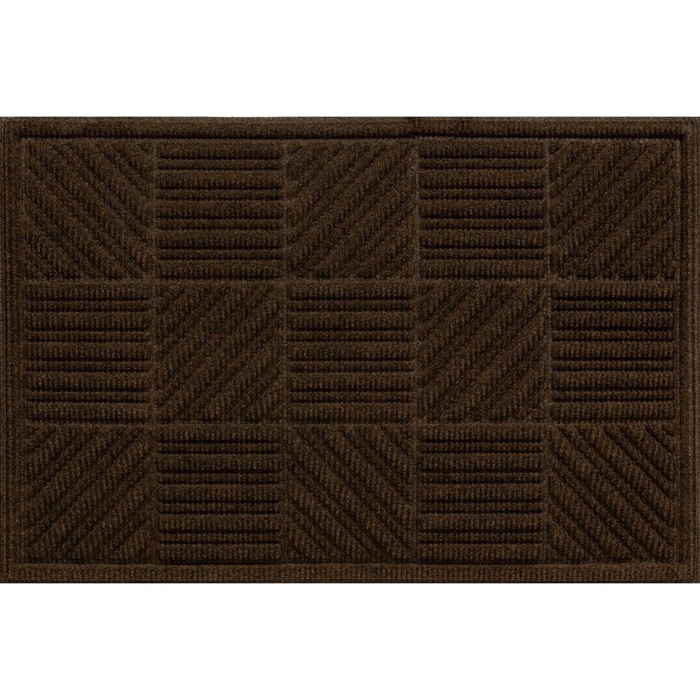 TrafficMaster Flex Ribbed 24 in. x 36 in. Walnut Doormat