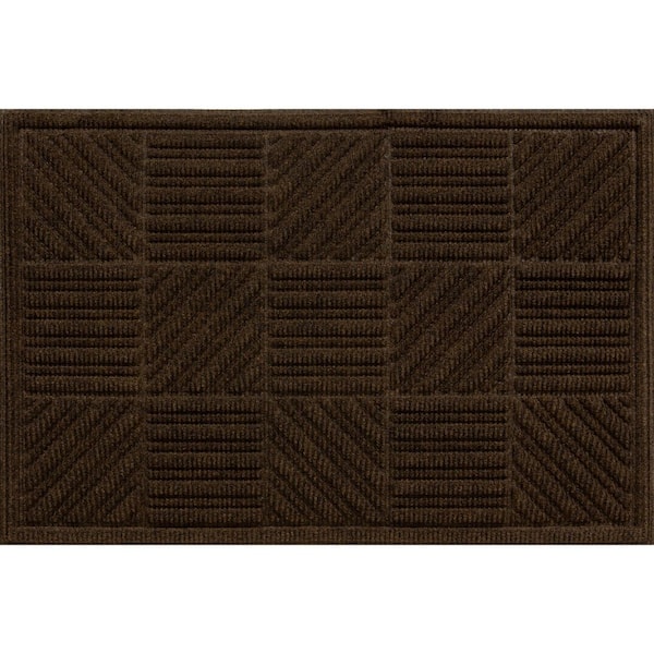 Flex Ribbed 24 in. x 36 in. Walnut Doormat