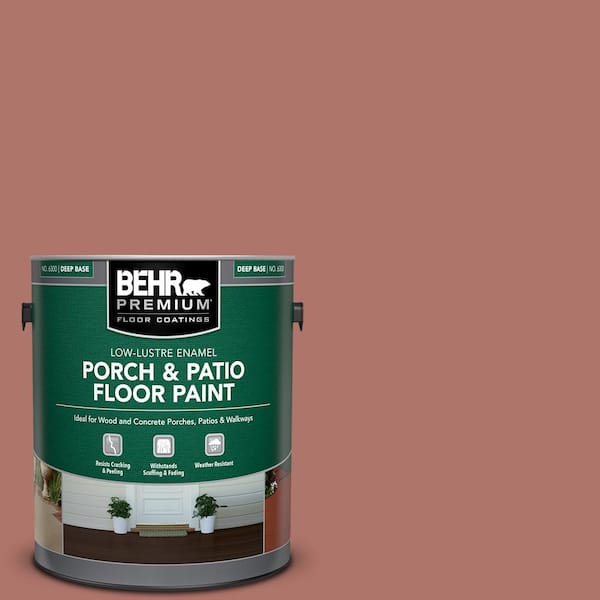 BEHR PREMIUM 1 gal. #S160-5 Hot Chili Low-Lustre Enamel Interior/Exterior Porch and Patio Floor Paint