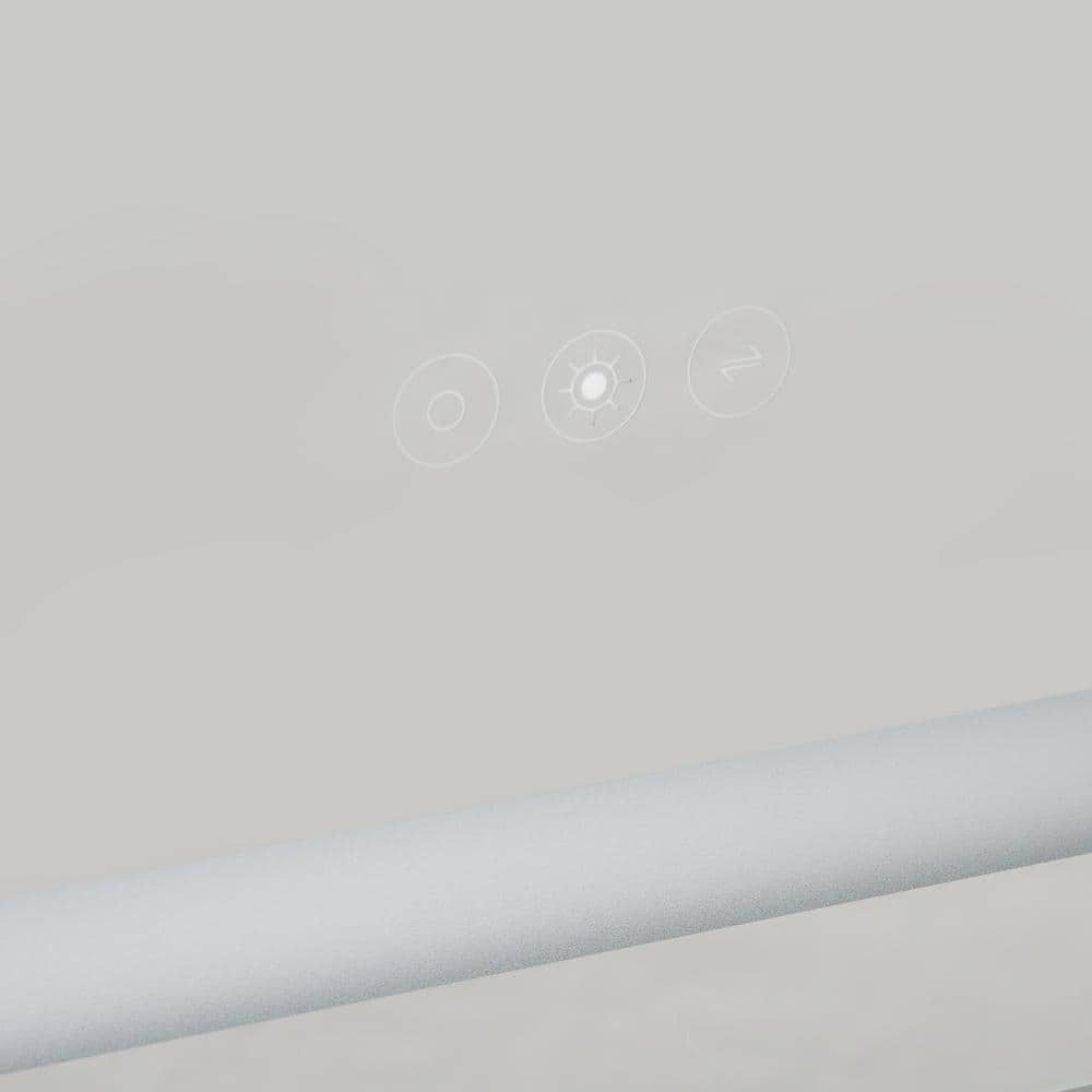 Sleek Stainless Steel LED Lighted Wall-Mounted Medicine Cabinet