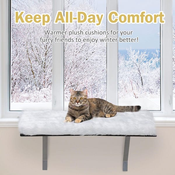 COZIWOW Cat Window Perch Seat Cat Bed, Large CW12R0533-T01 - The Home Depot