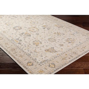 Roswell Ivory Oriental 9 ft. x 12 ft. Indoor Area Rug